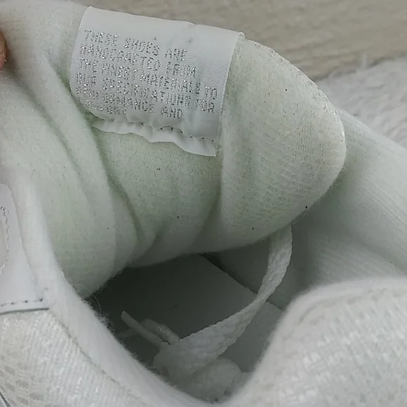 Penny Lane White Faux Leather Mesh Upper  Almond Toe Lace Up Low Top Sneaker - Picture 12 of 13